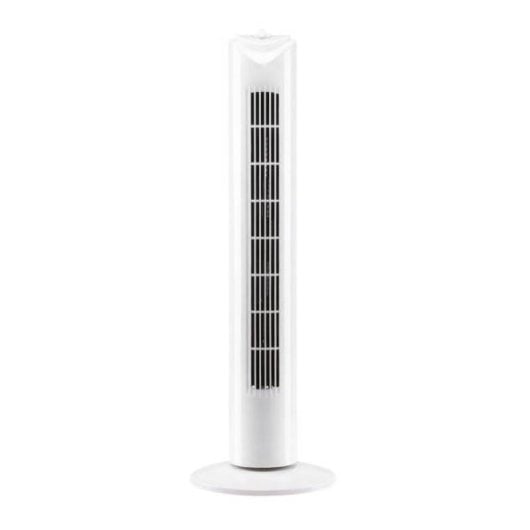 Ventilateur Colonne IluminaShop 50W 3 Vitesses 80cm Blanc Modes Naturel/Nuit