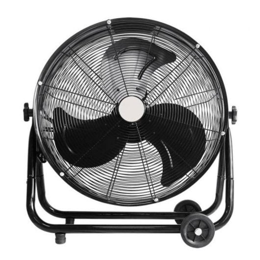 Iluminashop Ventilador Industrial con Ruedas 180W Negro