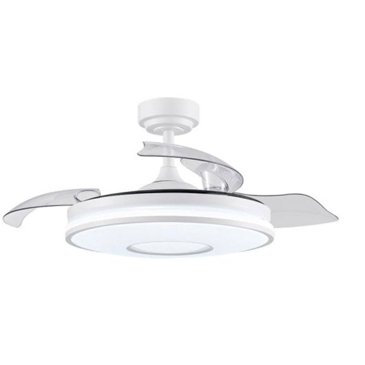 Deckenventilator mit LED-Licht Iluminashop 48W 3 Einklappbare Flügel 6 Stufen Fernbedienung