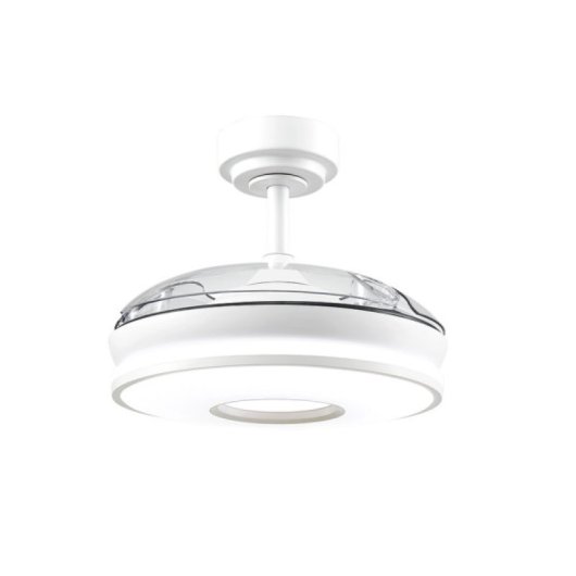 Deckenventilator mit LED-Licht Iluminashop 48W 3 Einklappbare Flügel 6 Stufen Fernbedienung