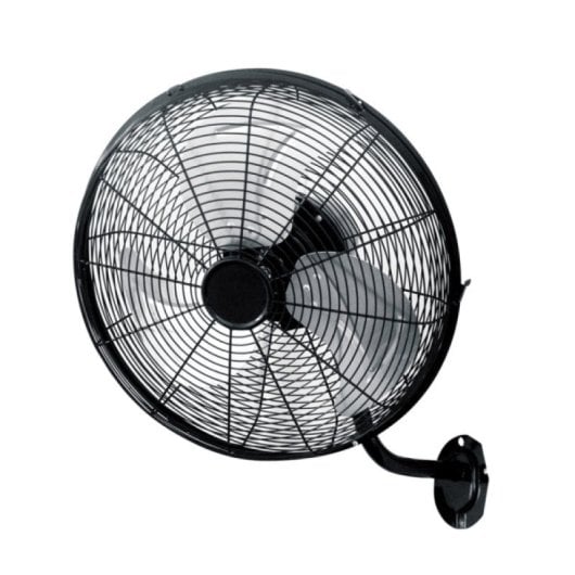 Iluminashop Ventilador de Pared 120W Negro/Plata