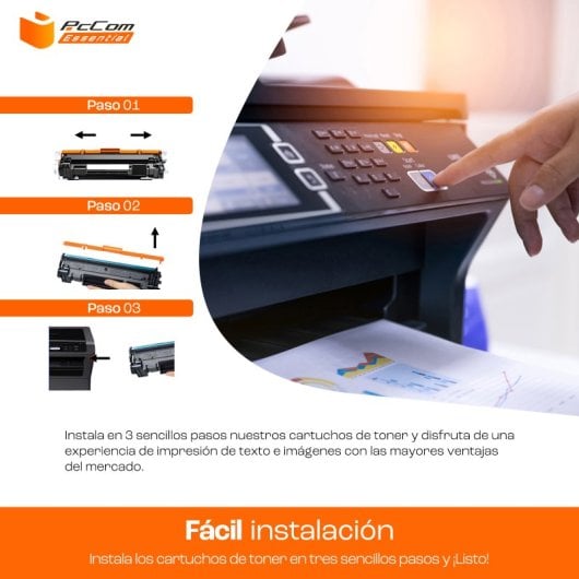 Pccom Essential Hp W1420a/142a Xl Tóner Compatible Negro Pack 3