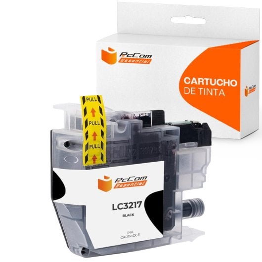 Pccom Essential Brother Lc3217 Cartucho Tinta Compatible Negro