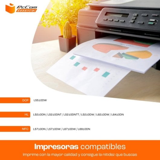 Pccom Essential Brother Dr3600 Tambor Compatible Negro Pack 4