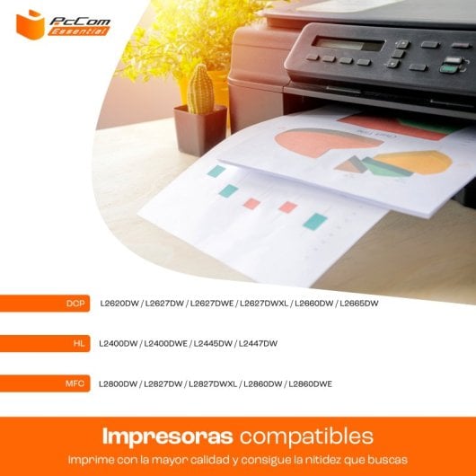 Pccom Essential Brother Dr2510 Tambor Compatible Negro