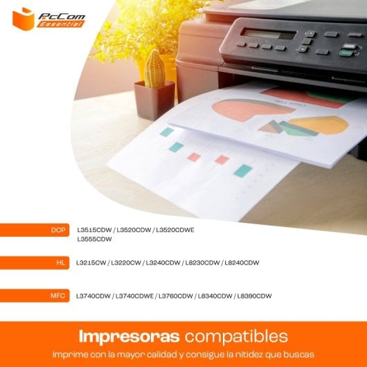 Pccom Essential Brother Tn248xl Tóner Compatible Cian
