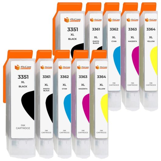 Pccom Essential Epson 33xl Cartucho Tinta Compatible Negro/negro Photo/cian/magenta/amarillo Pack 10