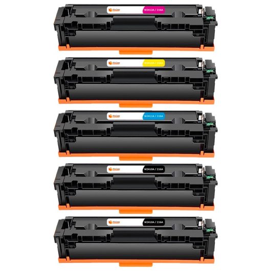 Pccom Essential Hp 216a Tóner Compatible Negro/cian/magenta/amarillo Pack 5