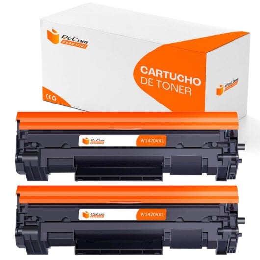 Pccom Essential Hp W1420a/142a Xl Tóner Compatible Negro Pack 2