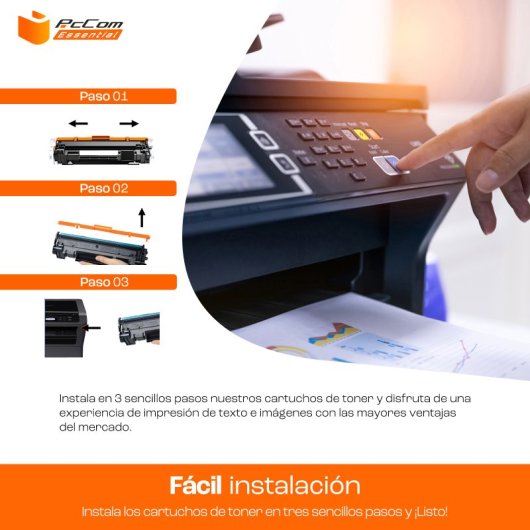Pccom Essential Hp 304a/305x/305a/312x/312a Tóner Compatible Negro Pack 5