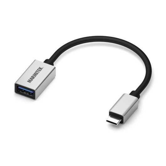 Adaptador USB-C para USB-A mtXtec Preto/Prateado 0,15 m