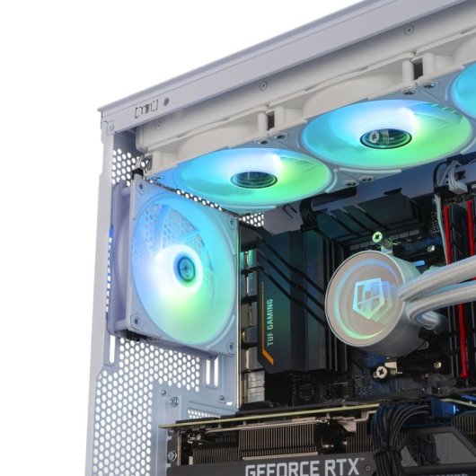NOX Hummer GLOCK ARGB Semitorre ATX Vidro Temperado USB-C Branca