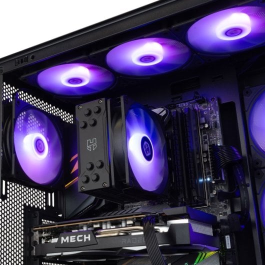 NOX Hummer GLOCK ARGB Semitorre ATX Cristal Templado USB-C Negra