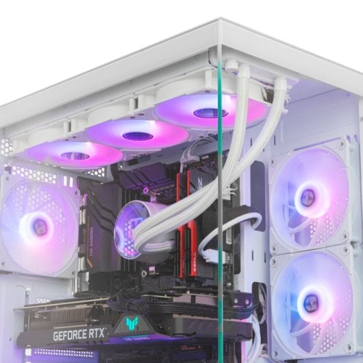 NOX Hummer ASTRA NEO Semitorre ATX Doble Cristal Templado USB-C Blanca