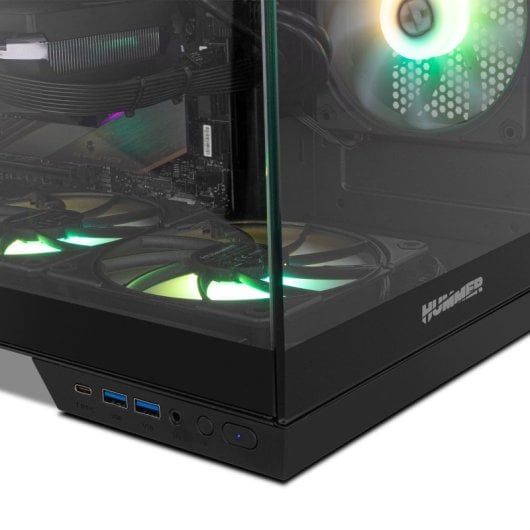 NOX Hummer ASTRA NEO Semitorre ATX Doble Cristal Templado USB-C Negra