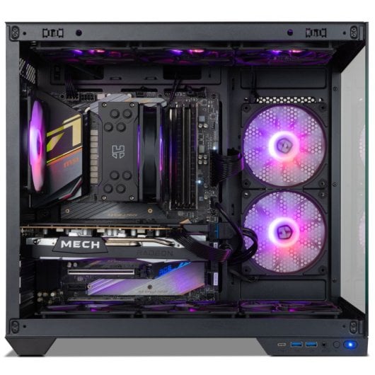 NOX Hummer ASTRA NEO Semitorre ATX Doble Cristal Templado USB-C Negra