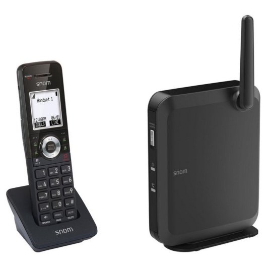 Pack Snom M100 SC Station de base + Téléphone sans fil DECT M10 SC Noir