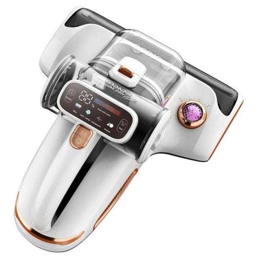 Handstaubsauger Staubsauger JIGOO T600 700W 15kPa Doppeltank UV-Desinfektion 0,5L Anti-Milben Weiß