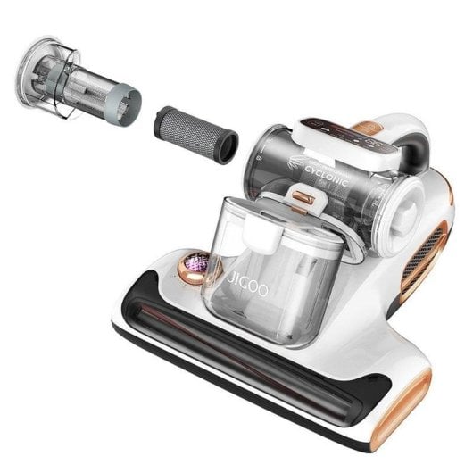 Handstaubsauger Staubsauger JIGOO T600 700W 15kPa Doppeltank UV-Desinfektion 0,5L Anti-Milben Weiß