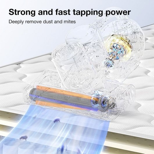 Jimmy Bx6 Pro Aspirador Antiácaros de Doble Copa Sensor de Polvo Inteligente 600W