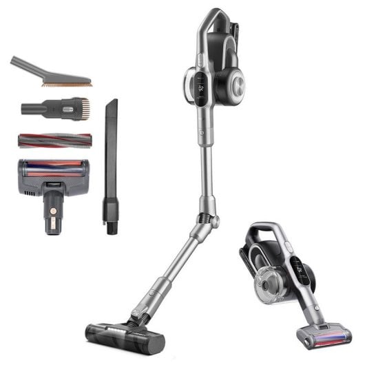 Jimmy H10 Flex Balai/Aspirateur à main sans fil 28,8 V 245 AW 650 W Argent