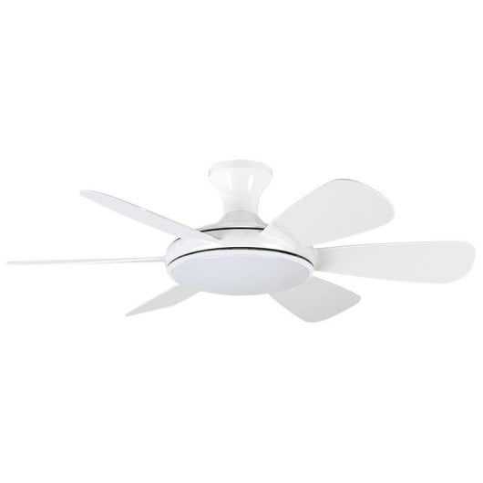 Ventilador de Techo con Luz Orbegozo CP 117105 40W 105cm 6 Velocidades Motor DC Mando Temporizador Función Invierno
