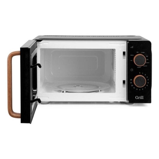 Mikrowelle Orbegozo MIG 2140 20L 700W Grill Quarz Schwarz Holzoptik