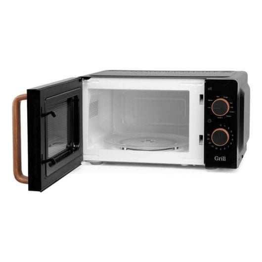 Mikrowelle Orbegozo MIG 2140 20L 700W Grill Quarz Schwarz Holzoptik