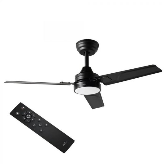 Ventilatore da Soffitto con Luce Jata JVTE4234 40W 106cm 6 Velocità Silenzioso Telecomando Funzione Inverno