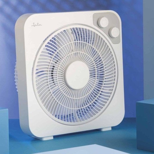 Ventilador de Suelo Jata JVVS3016 45W 3 Velocidades Temporizador Rejilla Giratoria Silencioso