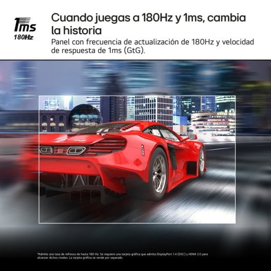 LG UltraGear 32GS60QC-B 31.5" LED VA QHD 180Hz FreeSync Curva
