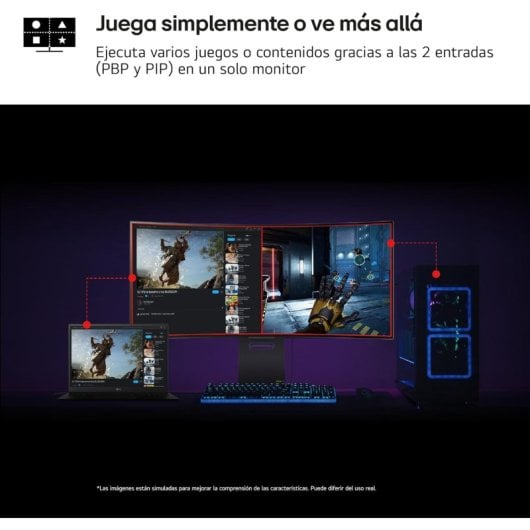 LG UltraGear OLED 34GS95QE-B 34" OLED UltraWide QHD 240Hz FreeSync Premium Pro Curva