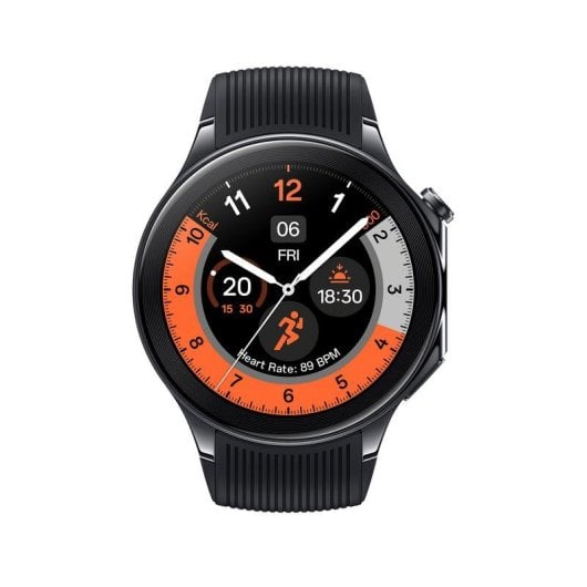Oppo Watch X Bluetooth NFC GPS 47mm AMOLED Preto Resistente à Água 5ATM+IP68 SpO2