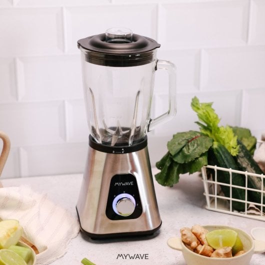MyWave MWBTV-1300 Batidora de Vaso 1300W Acero Inoxidable