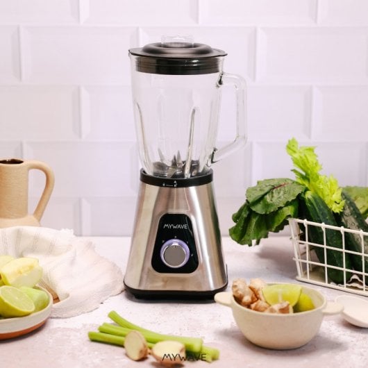MyWave MWBTV-1300 Batidora de Vaso 1300W Acero Inoxidable