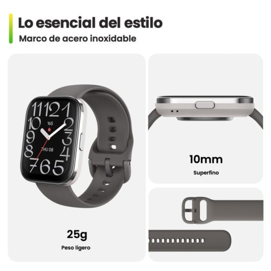 Amazfit Bip 5 Unity Smartwatch Cinzento