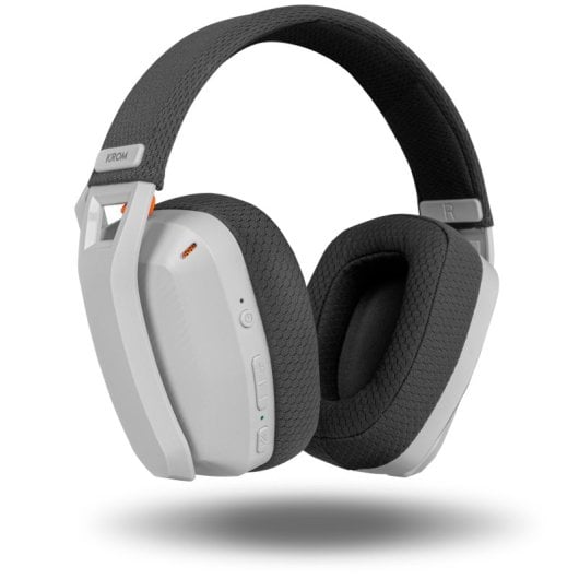 Krom Kanji Auriculares Gaming Inalámbricos para PC/Mac/Nintendo Switch/PS4/PS5/Android Blancos