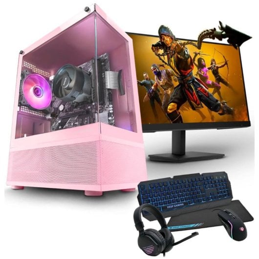 PC Racing Gaming Amd Ryzen 7 8700G/16 Go/1 To SSD + Moniteur FullHD 24" + Combo Gaming