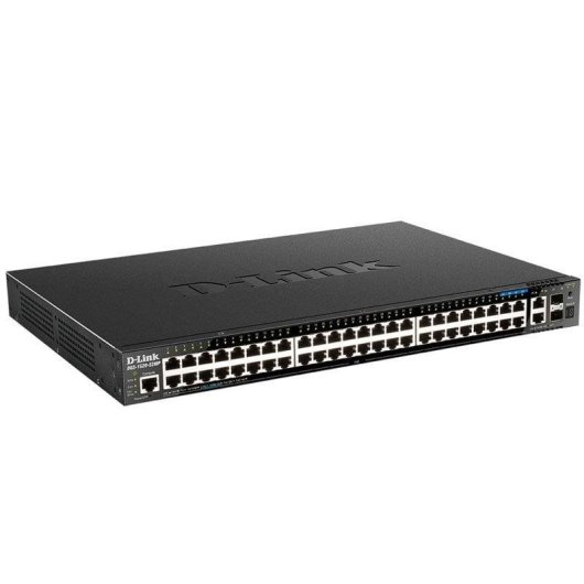 Switch Gestionado L3 D-Link DGS-1520-52MP Gigabit POE 1U Noir