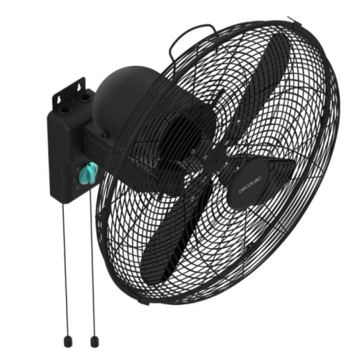 Cecotec Energysilence 4500 Power Wall Black Ventilador de Pared 50W