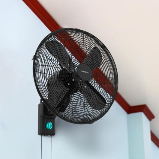 Cecotec Energysilence 4500 Power Wall Black Ventilador de Pared 50W