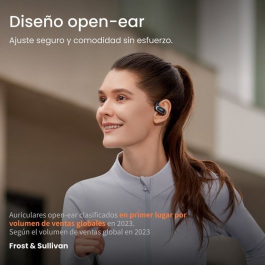 Shokz Openfit Air Auriculares Open-Ear Bluetooth Rosas
