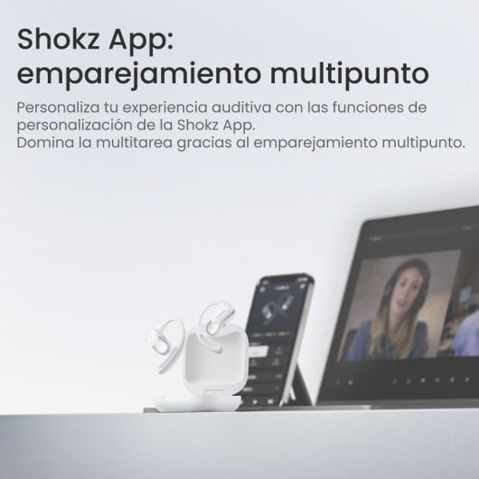 Shokz Openfit Air Auriculares Open-Ear Bluetooth Negros