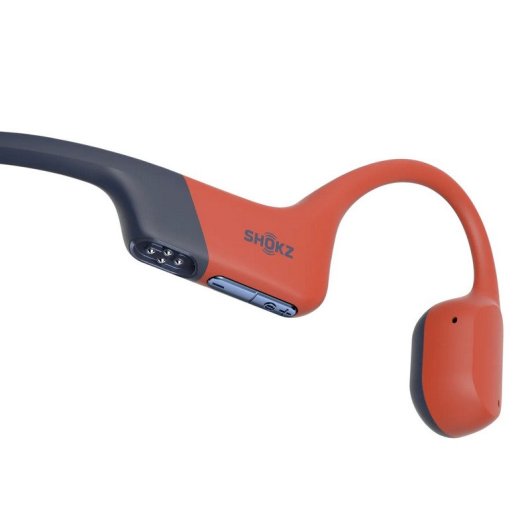 Shokz OpenSwim Pro Auriculares Bluetooth de Conducción Ósea para Natación Rojos