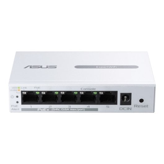 ASUS ExpertWiFi EBP15 Switch Gestionado 5 Puertos Gigabit Ethernet PoE Blanco