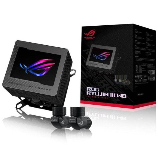 Raffreddamento Liquido ASUS ROG Ryujin III WB LCD 3,5" 1 Ventola Integrata