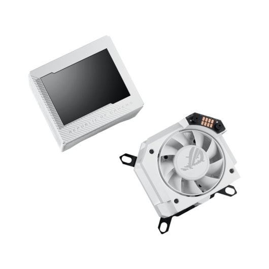 ASUS ROG Ryujin III WB White Edition Bloque de Agua para CPU con Pantalla Full Color LCD 3.5" Blanco