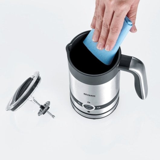 Severin SM 3584 Espumador de Leite 450W 200ml Preto/Aço Inoxidável Escovado