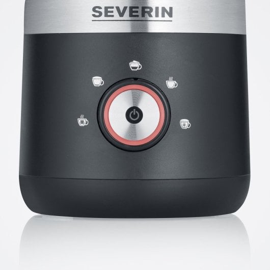 Severin SM 3588 Espumador de Leche  550W 300ml Negro Mate/Acero Inoxidable Cepillado