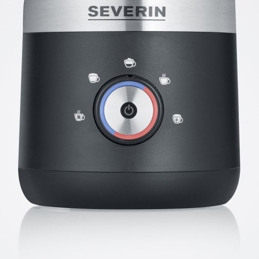 Severin SM 3588 Espumador de Leche  550W 300ml Negro Mate/Acero Inoxidable Cepillado